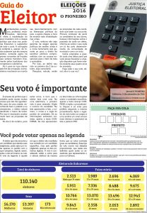 Guia do Eleitor Jornal O PIONEIRO Linhares
