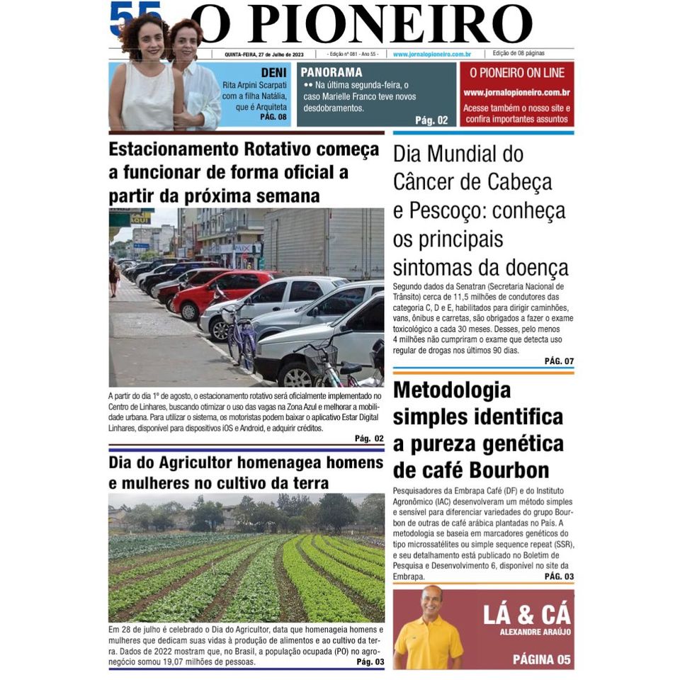 COLUNA DENI 29 DE JUNHO DE 2023 - Jornal O PIONEIRO Linhares Notícias
